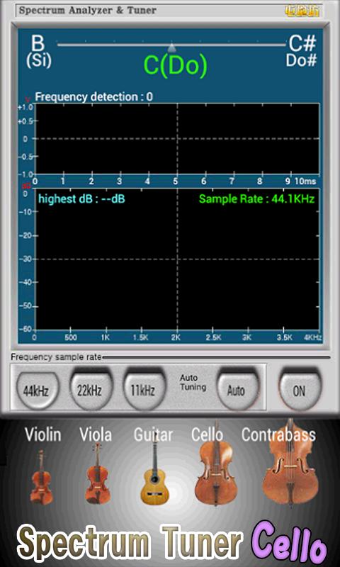 Spectrum tuners cello 1.1.0