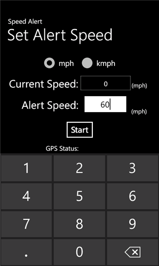 Speed Alert 1.0.1.0