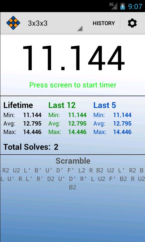 SpeedCube Timer Pro (Rubiks) 2.2