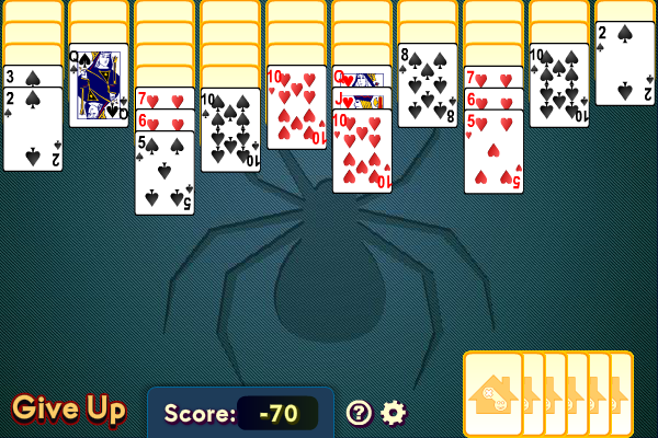Spider Solitaire (2 suits) 1.2.1
