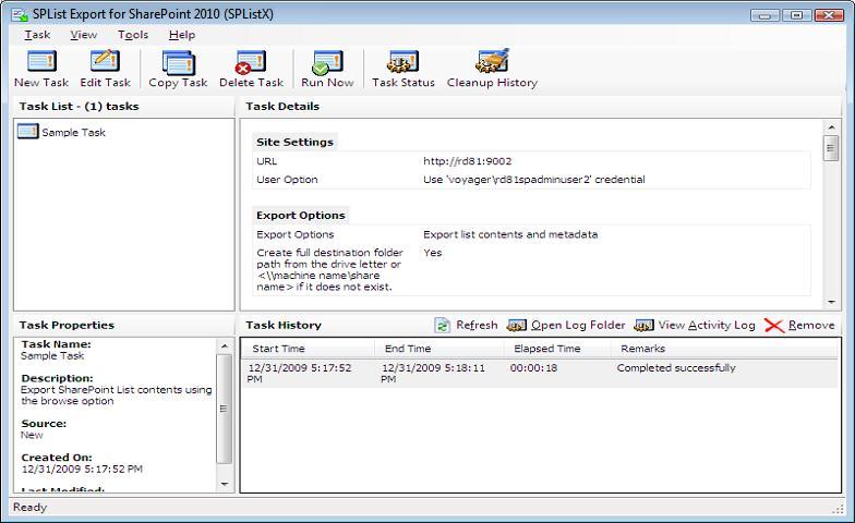 SPList Export for SharePoint 2010 5.3.2