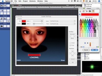Spontz Visuals Editor for Mac OS X 2.0