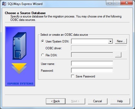 SQLWays Express Version 6.0