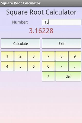 Square Root Calculator Pro 1.0