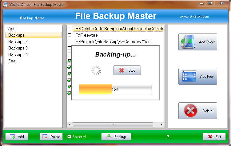 SSuite Backup Master 2.6.1