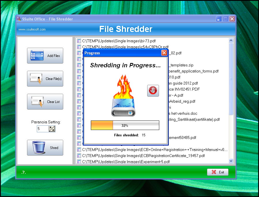 SSuite File Shredder 2.0
