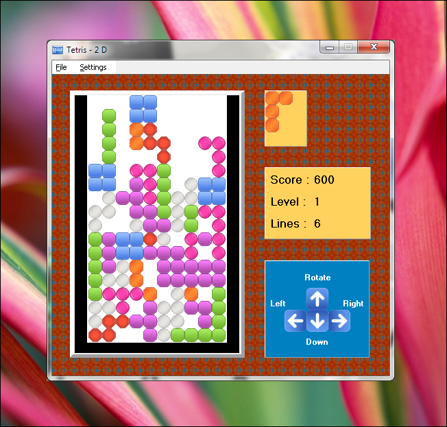 SSuite Tetris 2D 1.2