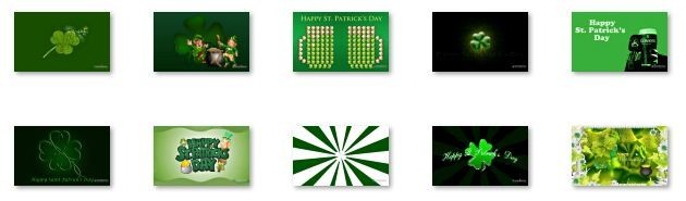 St. Patrick's Day Windows 7 Theme 1