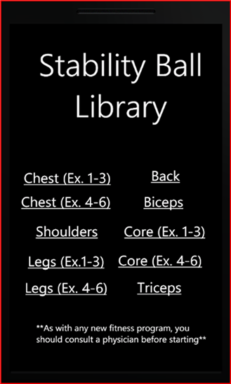 Stability Ball Library 1.0.0.0