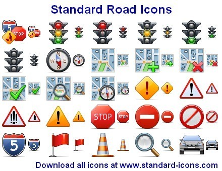Standard Road Icons 2012.1