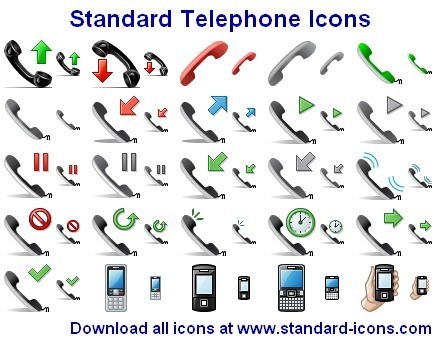 Standard Telephone Icons 2012.1