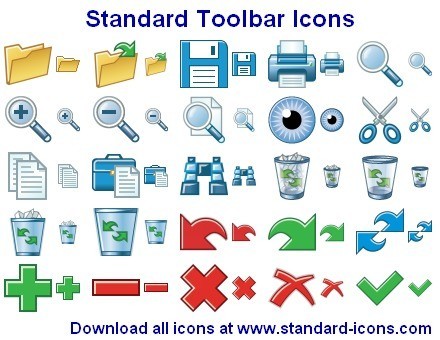 Standard Toolbar Icons 2012.1