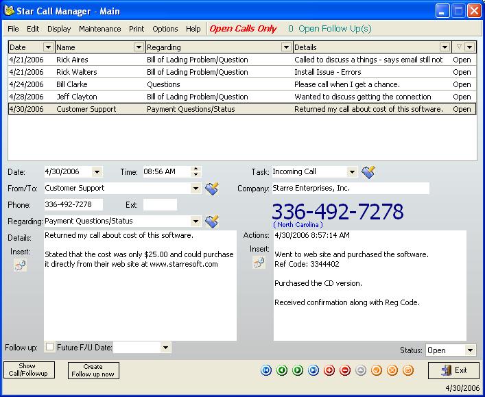 Star Call Manager 1.70