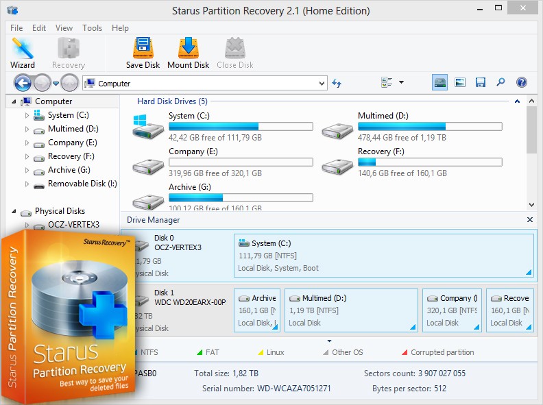 Starus Partition Recovery 2.1