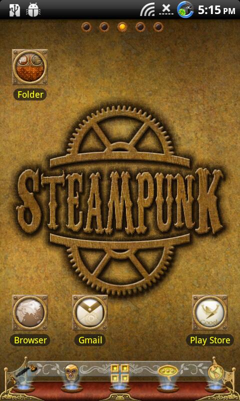 Steampunk Theme GO Launcher EX 1