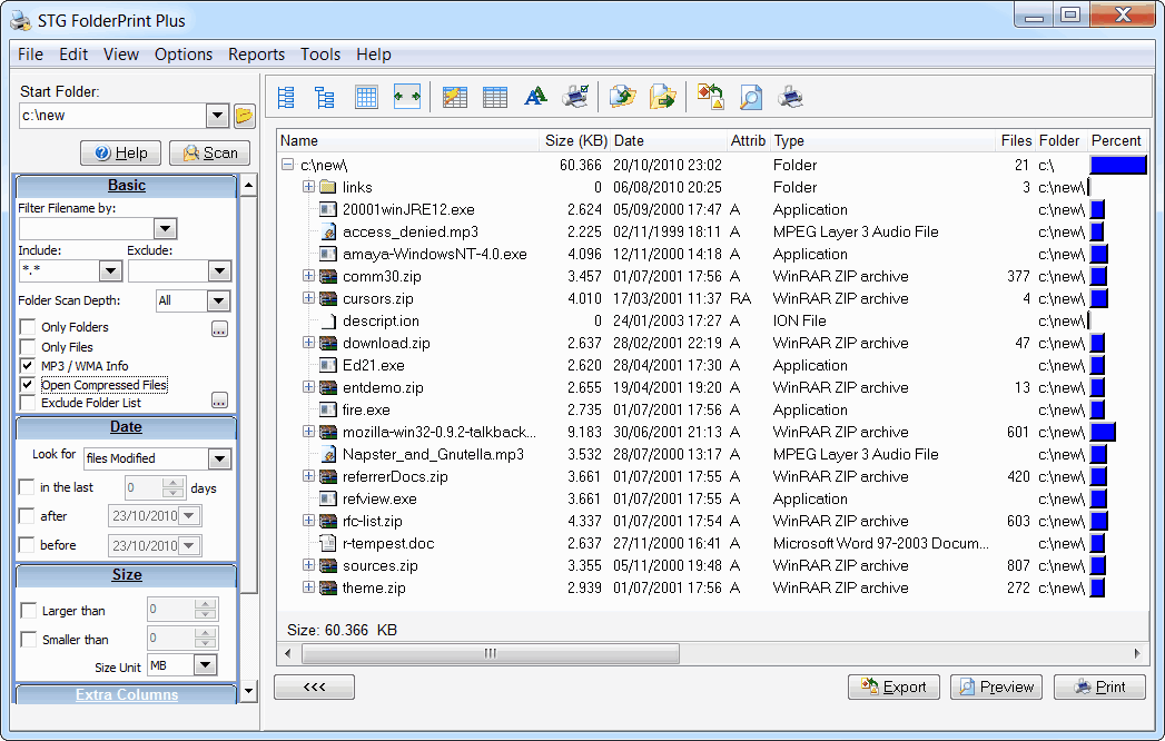 STG FolderPrint Plus 3.86