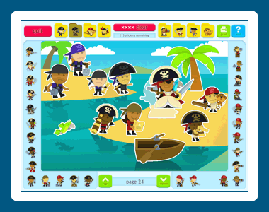 Sticker Activity Pages 5: Pirates 1.00.01