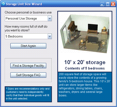 Storage Calculator 1.0