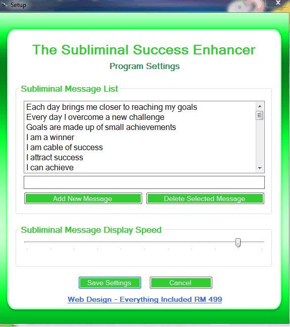 Subliminal Success Enhancer 1.0