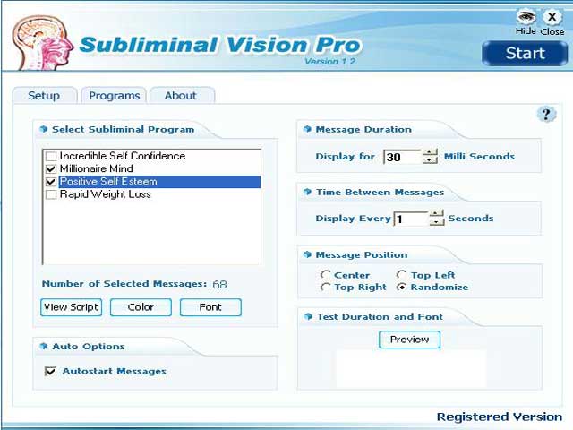 Subliminal Vision Pro 1.2