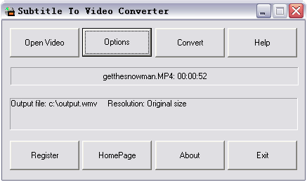 Subtitle To Video Converter 1.0.0.0