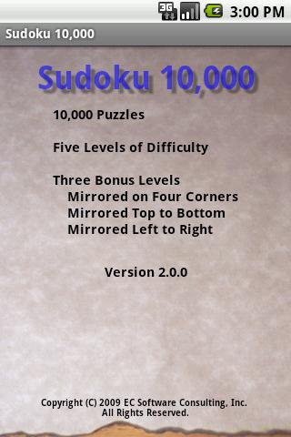 Sudoku 10,000 2.0.0
