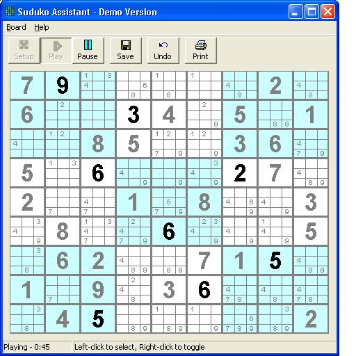 Sudoku Assistant 1.00