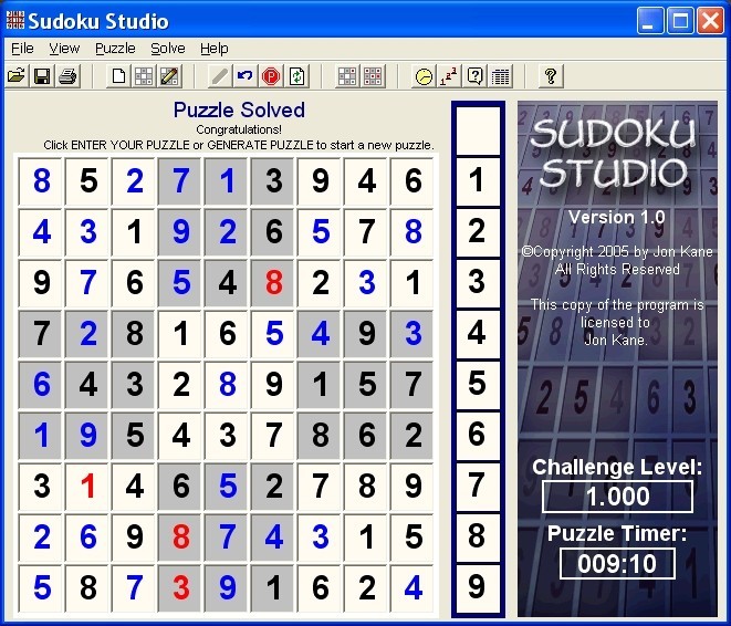 Sudoku Studio 1.5