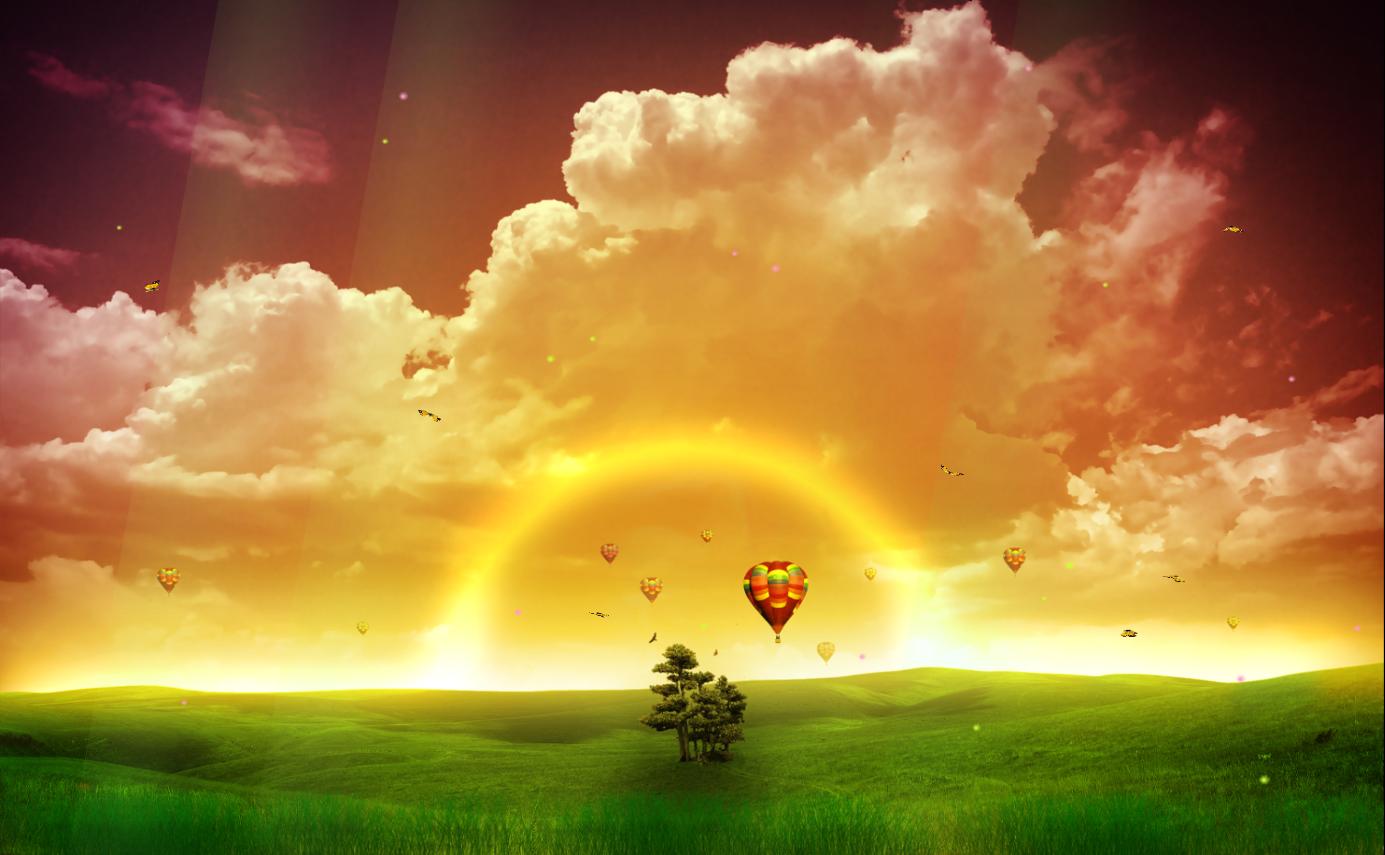 Sunshine Clouds Animated Wallpaper 1.0