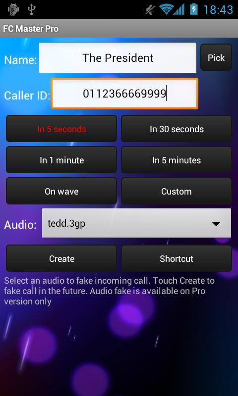 Super Fake Call Pro 1