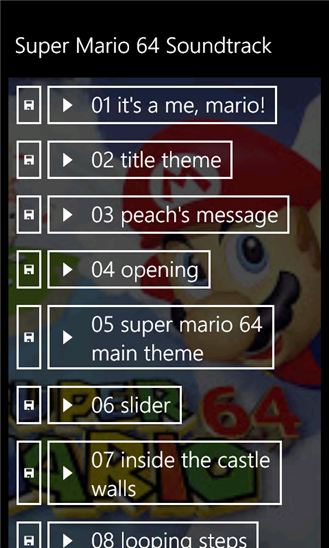 Super Mario 64 Soundtrack 1.0.0.0