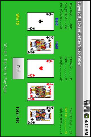 SuperSoft Video Poker 1.1