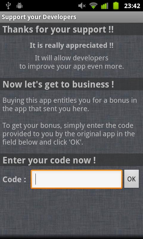 Support your Developers - $20 128240933