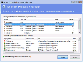 Svchost Process Analyzer 1.3
