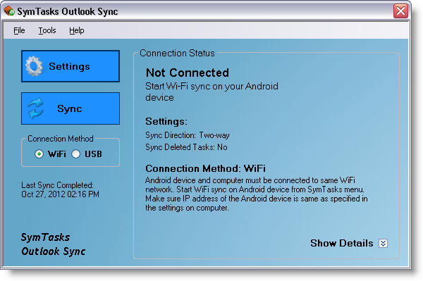 SymTasks Outlook Sync 2.1.15.123