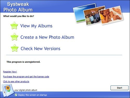 Systweak Photo Album 1.0.0.1