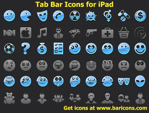Tab Bar Icons for iPad 1.3