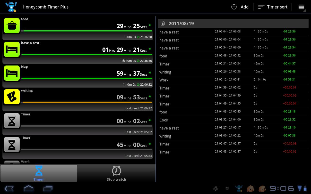 Tablet Timer & Stopwatch Pro 1.3.1