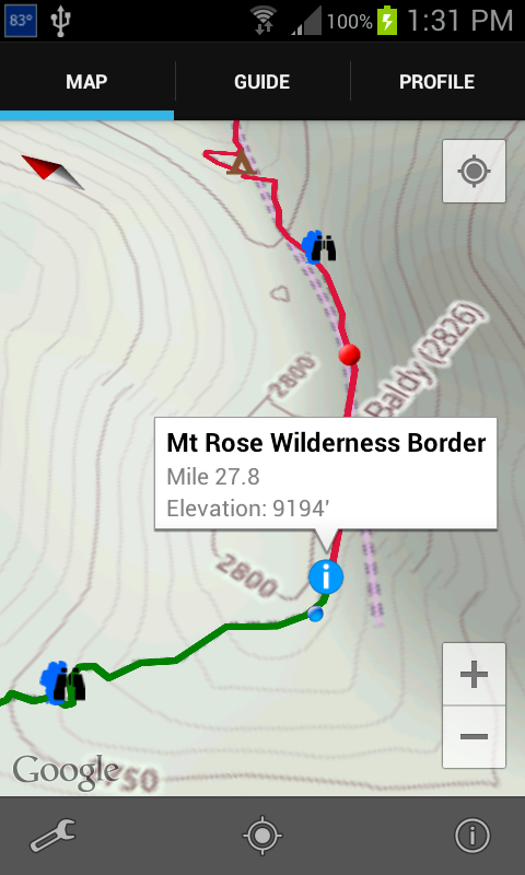 Tahoe Rim Trail Hiker 1.0.0