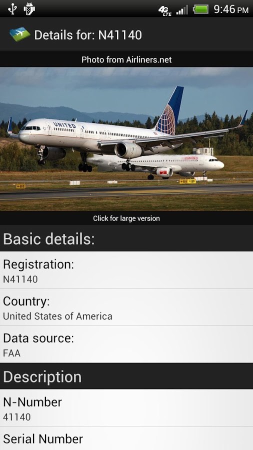Tail Number Lookup 1.02