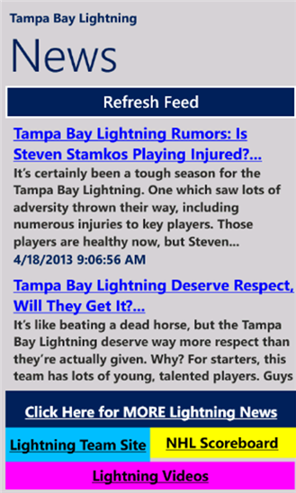 Tampa Bay Hockey News 4.3.0.0