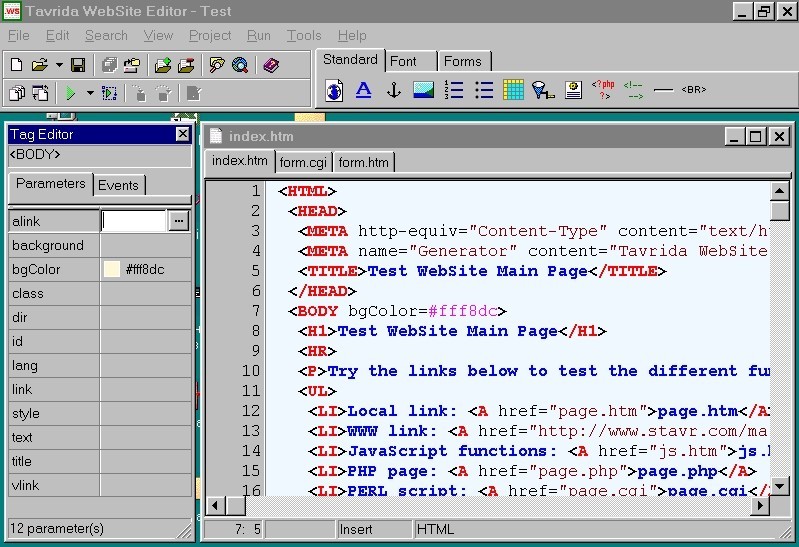Tavrida WebSite Editor 3.0