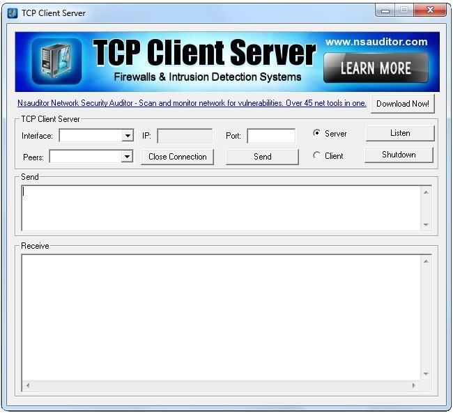 Tcp Client Server 1.0.3
