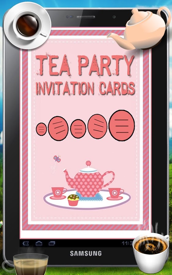 Tea Party Invitation Card 1.0