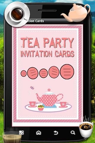 Tea Party Invitation Cards 1.0