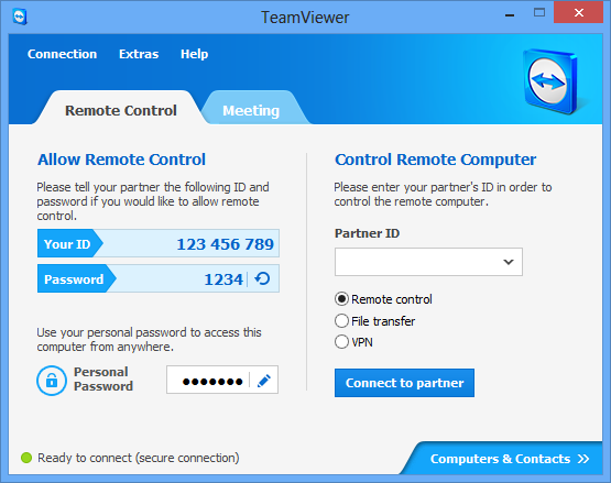 TeamViewer Portable 8.0.17292