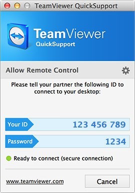 TeamViewer QuickSupport for Mac OS X 8.0.17292