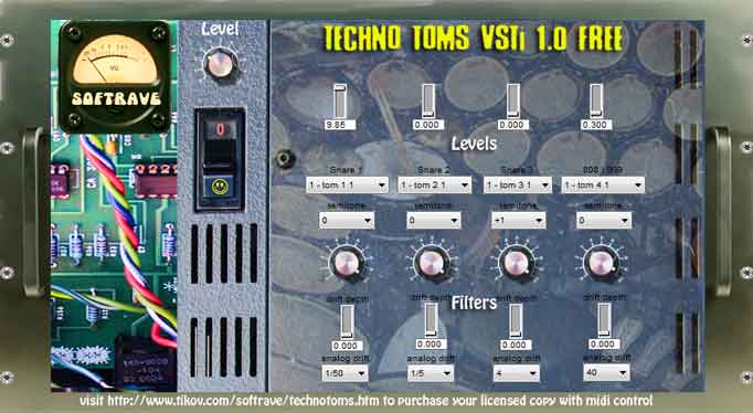 Techno Toms VSTi 1.0