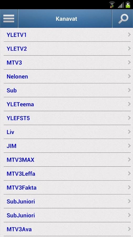 Television for Finland 1.1