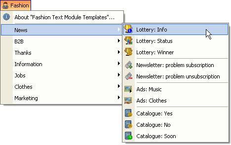 Templates for the Fashion Helpdesk 1.00